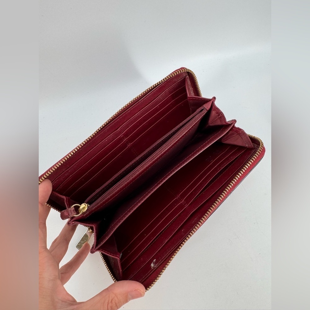 Coach Leather Zipper Wallet - Picture 4 of 4